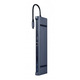Док-станция Cablexpert USB-C 10-в-1 (A-CM-COMBO10-01) USB-хаб + HDMI/VGA/PD/картридер/LAN/3.5-мм аудио