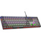 Клавиатура GamePro MK145R Red Swich Low Profile Dark Gray