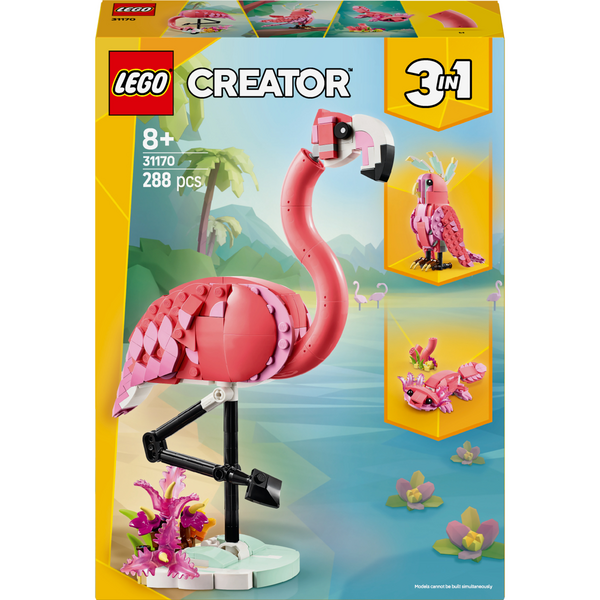 LEGO 31170 Creator Дикие животные: Розовый фламинго