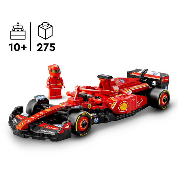 LEGO Speed Champions: Автомобіль для перегонів F1 Ferrari SF-24 (77242) - конструктор з 275 деталей