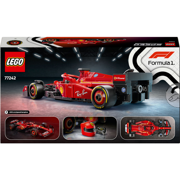 LEGO Speed Champions: Автомобіль для перегонів F1 Ferrari SF-24 (77242) - конструктор з 275 деталей