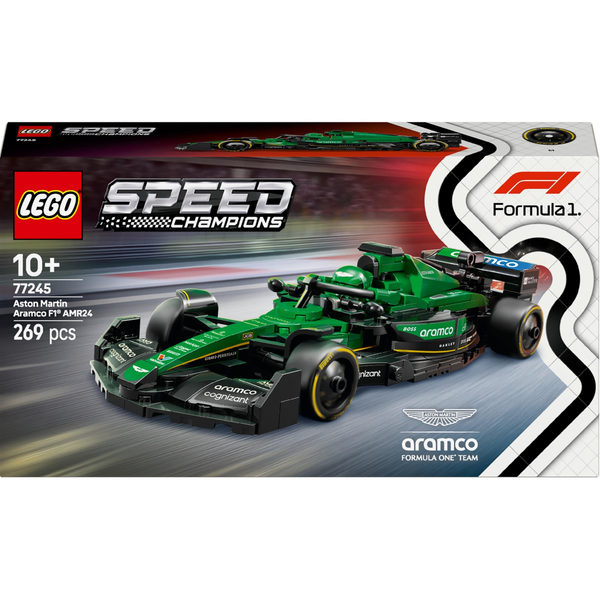 Конструктор LEGO Speed Champions: Автомобіль для перегонів Aston Martin Aramco F1 AMR24 (77245)