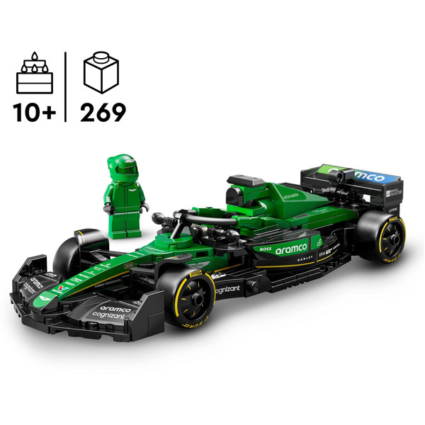 Конструктор LEGO Speed Champions: Автомобіль для перегонів Aston Martin Aramco F1 AMR24 (77245)