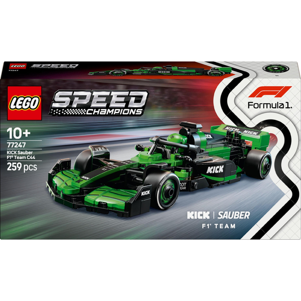 Конструктор LEGO Speed Champions: Автомобіль для перегонів KICK Sauber F1 Team C44 259 деталей (77247)