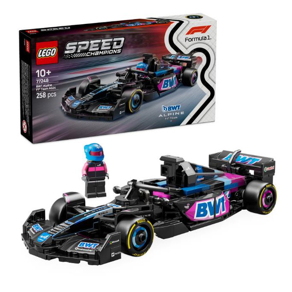 LEGO Speed ​​Champions: BWT Alpine F1 Team A524 - Автомобіль для перегонів