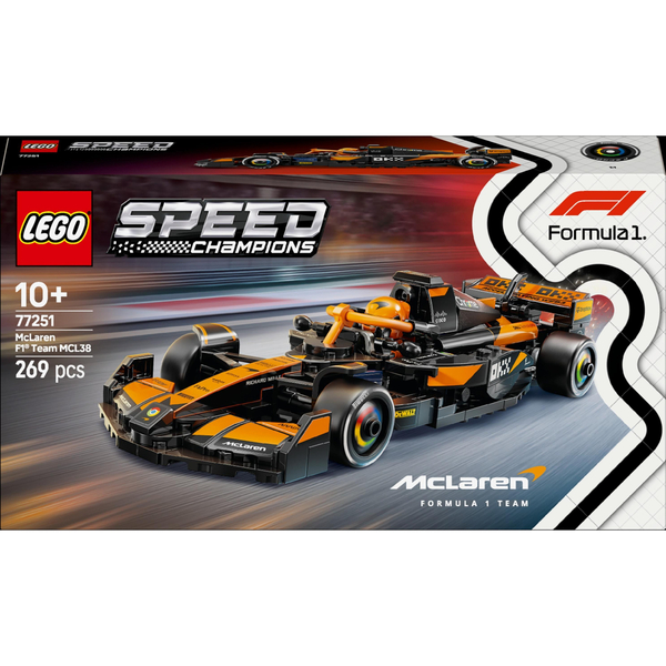Конструктор Lego Speed ​​Champions: Гоночный автомобиль McLaren F1 Team MCL38 (77251)