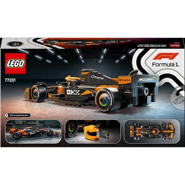 Конструктор Lego Speed ​​Champions: Гоночный автомобиль McLaren F1 Team MCL38 (77251)