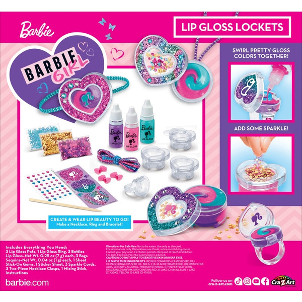 Набір дитячої косметики Cra-Z-Art Barbie Sparkle Lockets (34068CRA)