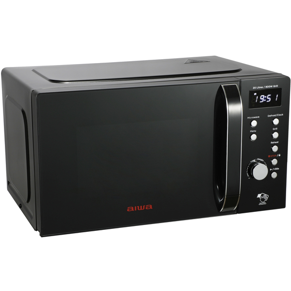 Мікрохвильова піч AIWA NAMICOOK CRYSTAL20 MW-202DG BK 20л/ 700Вт/ гриль/ Child LOCK/чорна
