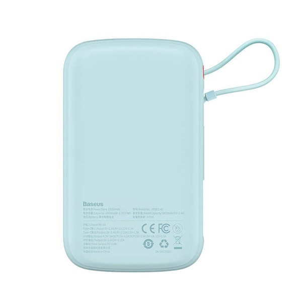 Внешний аккумулятор (Power Bank) Baseus Qpow Pro 10000mAh, 20W, Blue (PPQD020003)
