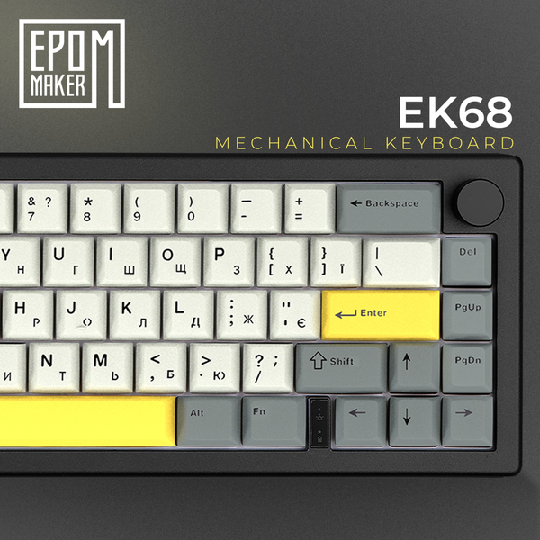 Клавіатура Epomaker EK68 EK68-B-F