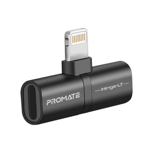 Адаптер Promate Lightning - 2хLightning (M/F) iHinge Black