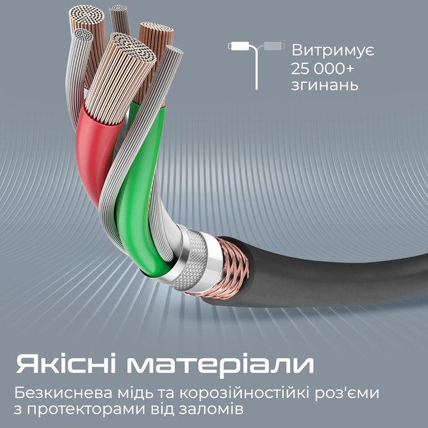 Кабель Promate powerline-ci120.black