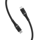 Кабель Promate USB Type-C - Lightning (M/M), 2.2 A, 20 W, 1.2 м, PowerLine-Ci120 Black