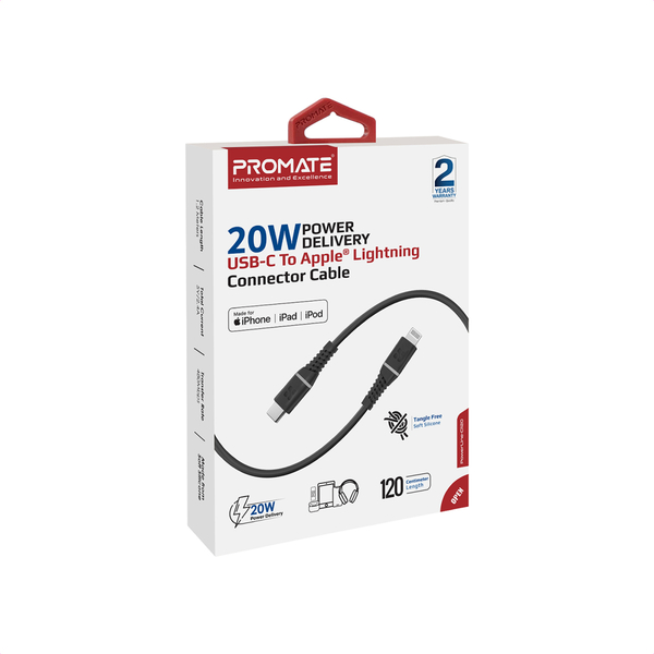 Кабель Promate powerline-ci120.black