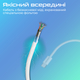 Кабель Promate USB Type-C - Lightning (M/M), 3 A, 27 W, 1.2 м, EcoLine-Ci120 White