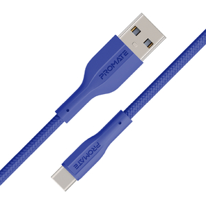 Кабель Promate USB - USB Type-C (M/M), 2 A, 1 м, xCord-AC Navy