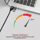 Кабель Promate USB + USB Type-C -  Lightning + micro USB + USB Type-C (M/M), 3 A, 60 W, 1.2 м, PentaPower Black