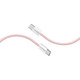 Кабель Promate USB Type-C - USB Type-C (M/M), 3 A, 60 W, 2 м, EcoLine-CC200 Pink