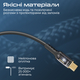Кабель Promate USB Type-C - USB Type-C (M/M), 5 A, 100 W, 2 м, Lucidline-CC200 Black