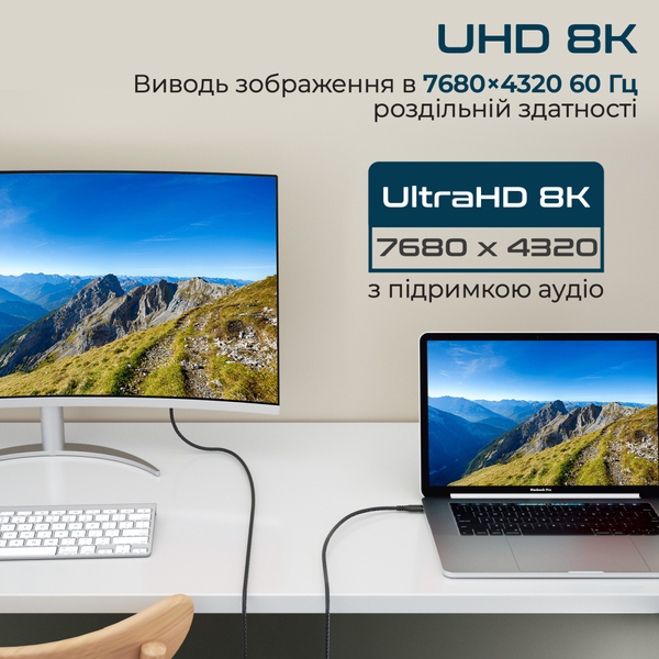Кабель Promate USB Type-C - USB Type-C (M/M), 5 A, 240 W, 2 м, PowerBolt240 Black