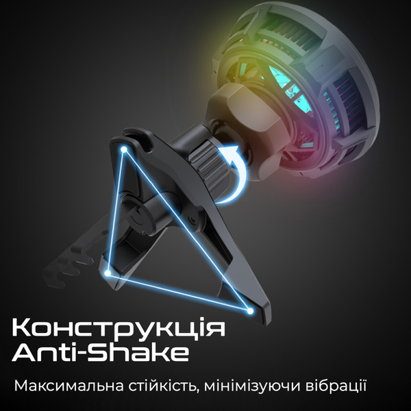 Бездротовий зарядний пристрій Promate MagChill-Ga MagSafe Black