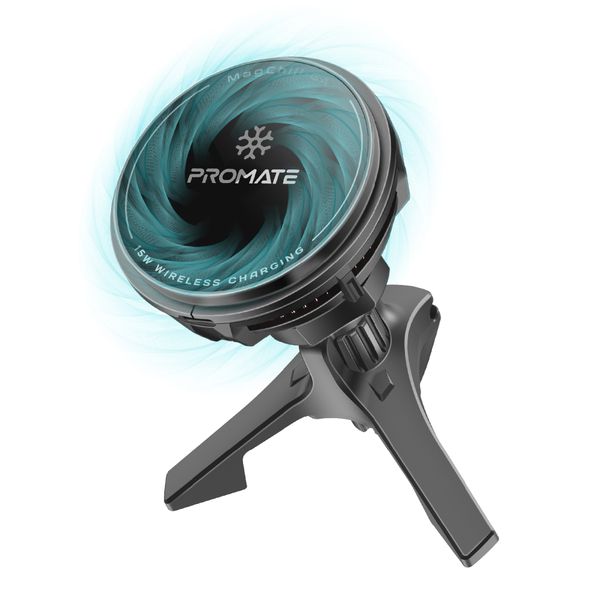 Бездротовий зарядний пристрій Promate MagChill-Ga MagSafe Black