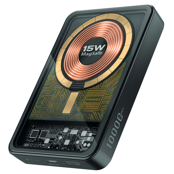 Внешний аккумулятор (Power Bank) Promate LucidPack-10 10000mAh 20W Черный