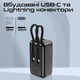 Универсальная мобильная батарея Promate Mavrix 10000mAh 35W Black