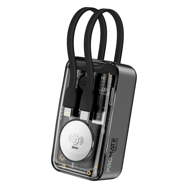 Универсальная мобильная батарея Promate Mavrix 10000mAh 35W Черный