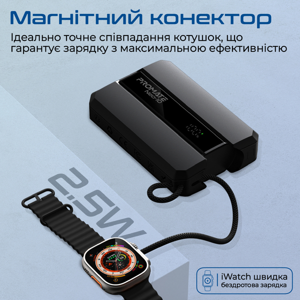 Внешний аккумулятор (Power Bank) Promate Neo-10 10000mAh 30W черный