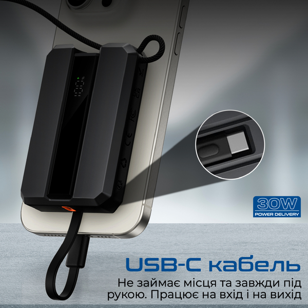 Внешний аккумулятор (Power Bank) Promate Neo-10 10000mAh 30W черный