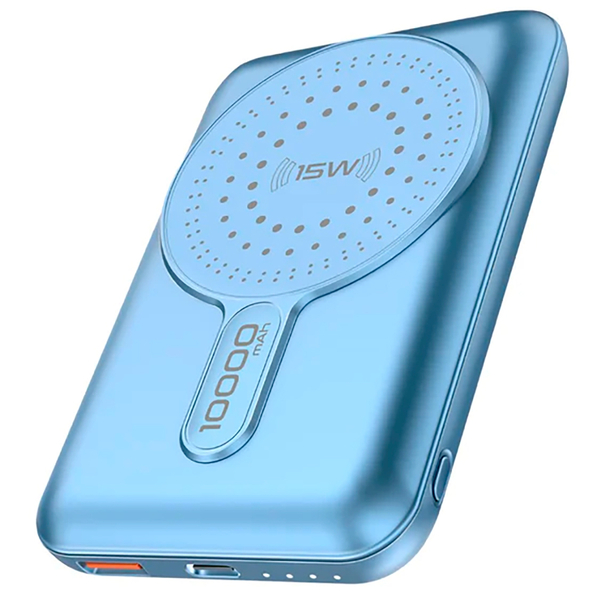 Зовнішній акумулятор (Power Bank) Promate PowerMag-10Pro 10000mAh 20W Blue