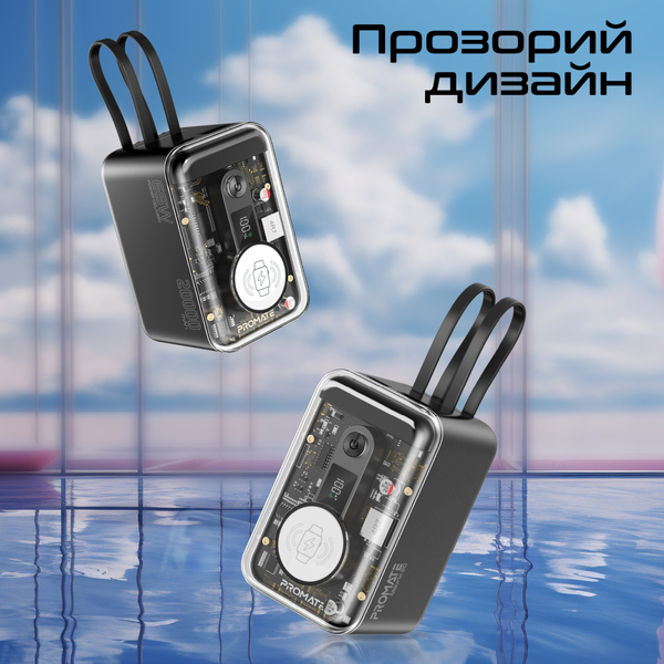 Внешний аккумулятор (Power Bank) Promate Mavrix-20 20000mAh 65W Черный