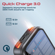 Универсальная мобильная батарея Promate SolarTank-20PDQi 20000mAh 20W Black