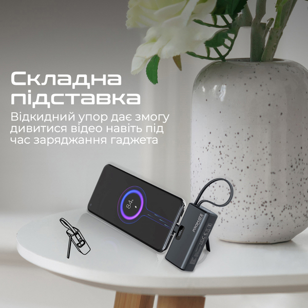 Зовнішній акумулятор (Power Bank) Promate Nanopack-5 5000mAh 20W Black