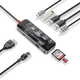 Концентратор USB Type-C Promate TransHub-Go 9 in 1 Grey