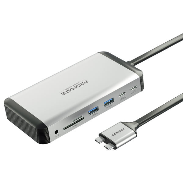 USB-хаб Promate VersaHub Grey