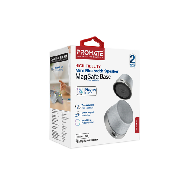 Портативна колонка Promate Punch 3W Silver