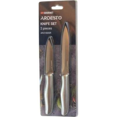 Набор ножей Ardesto Gemini Gourmet, 2 предмета, нержавеющая сталь