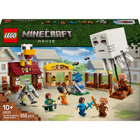 Конструктор LEGO Minecraft Нападение на село с воздушным шариком Ґаст