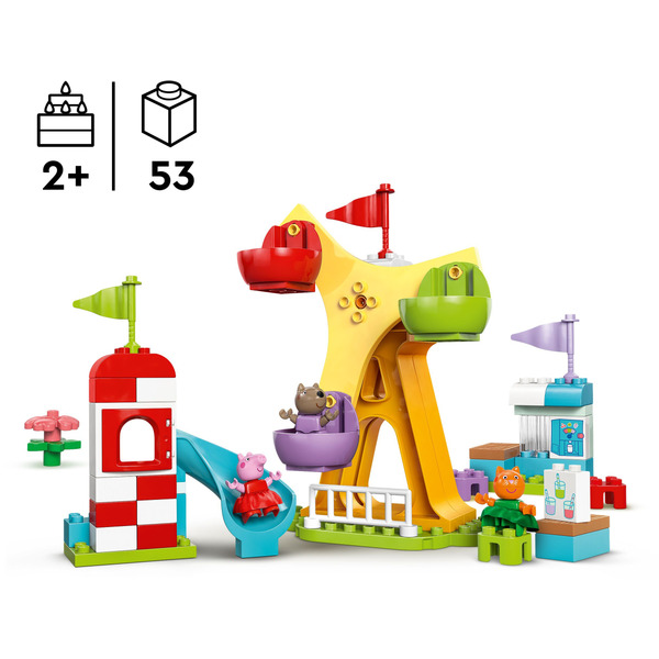 LEGO DUPLO Peppa Pig: Ярмарок розваг 53 деталі (10453)