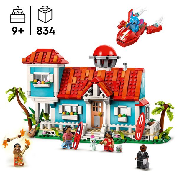 LEGO 43268 Disney Classic Пляжний будинок Ліло і Стич