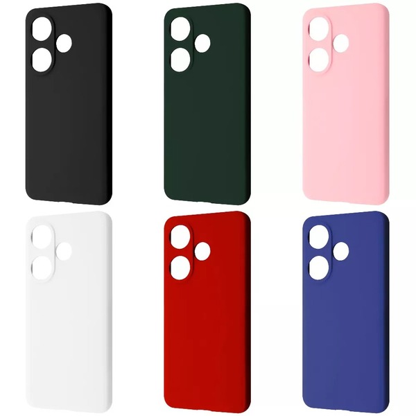 Чохол Wave Full Silicone Cover для Xiaomi Poco F6/Redmi Turbo 3 Midnight Blue 2001212330945
