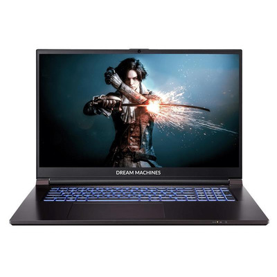 Ноутбук Dream Machines RG2050-17 17.3FHD IPS, Intel i5-12450H, 32GB, F1TB, NVD2050-4, DOS, черный