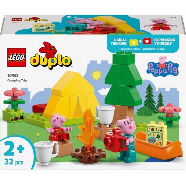 Конструктор LEGO DUPLO Peppa Pig "Туристичний похід" 32 деталі (10452)