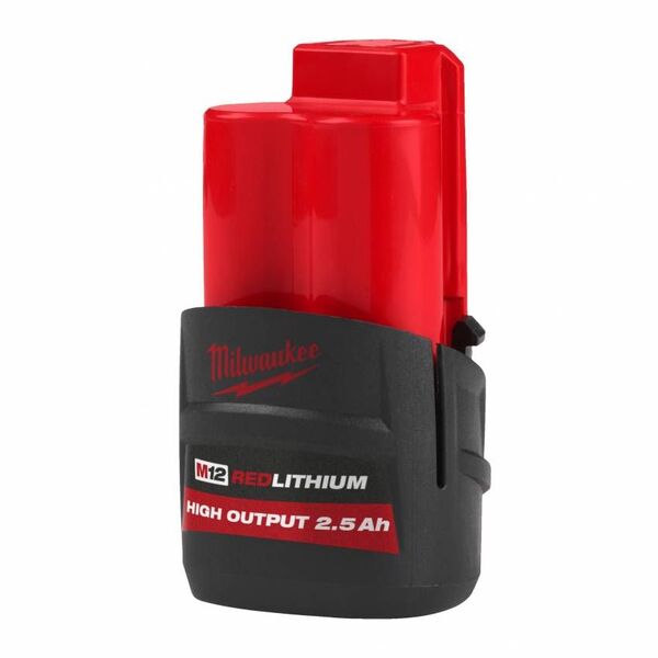 Акумулятор Milwaukee Redlithium M12 12В, 2.5Аг (4932480164)