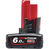 Аккумулятор Milwaukee Redlithium M12 12В, 6А·час, 0.4кг
