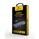 Концентратор USB-C Cablexpert 3хUSB3.1 металл, Grey (A-CM-COMBO2-01)
