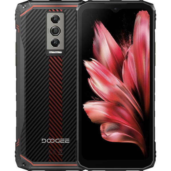 Смартфон Doogee Blade 10 6.56 HD+ /4GB/128GB/ T606 / 5150mAh / 16+8Мп / NFC/IP68/IP69K Kevlar Red